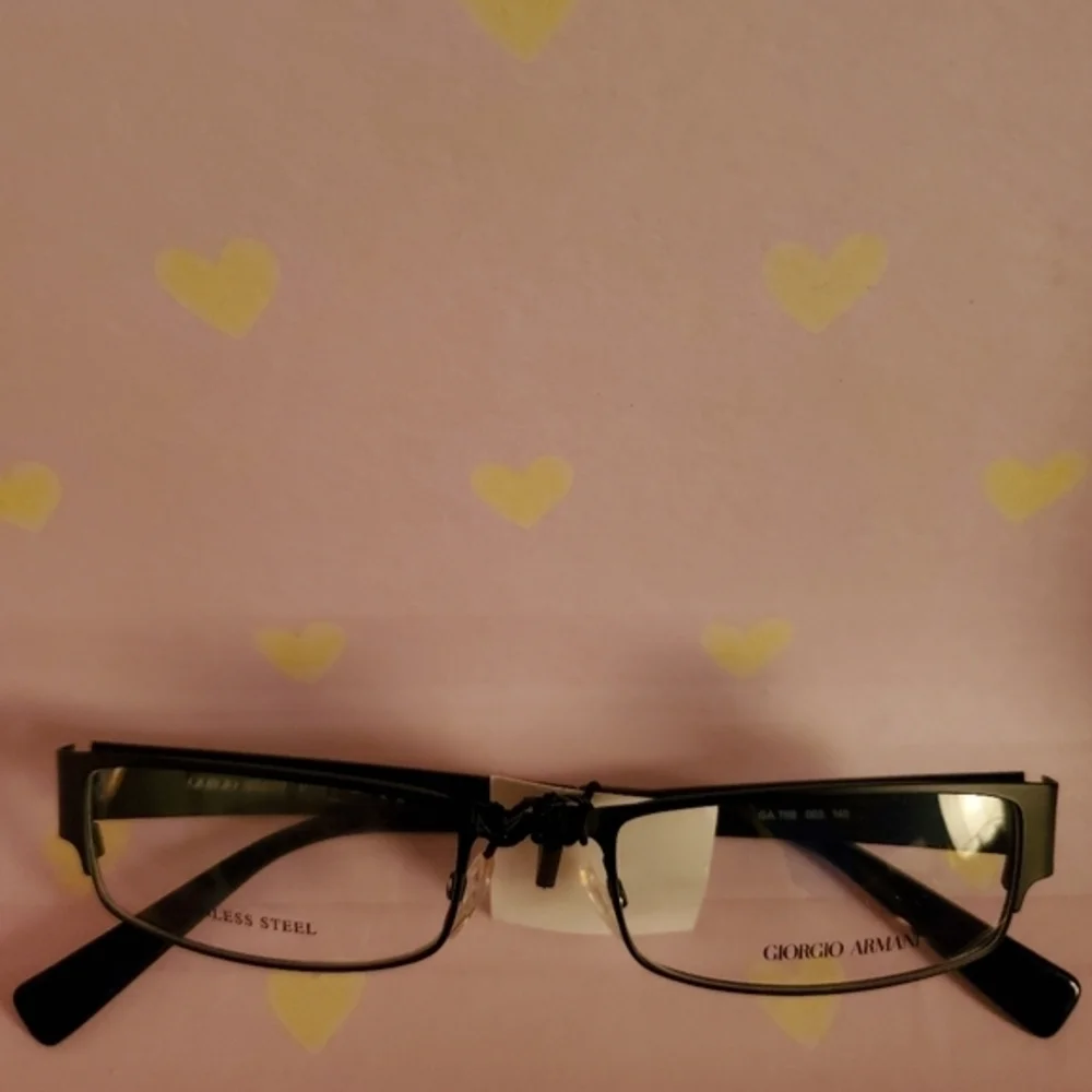 Giorgio Armani Women Black Eyeglasses Like new Authentic tag, case, and cloth